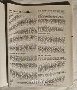The News Sept. 1974-Jun. 1975 No. 6 No. 10 Miscellany of Fortean Curiosities