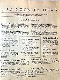 The Novelty News 1926 Sales Merchandising Promotional Products Advertising Mag