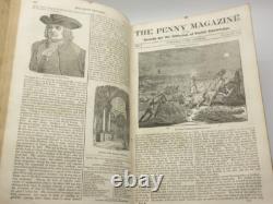 The Penny Magazine Vol I & II Complete 1832/1833 1st Edition Leather Binding