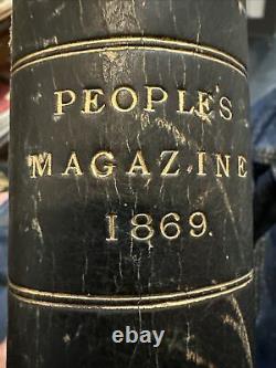 The People's Magazine An Illustrated Miscellany For Family 1869 HC London