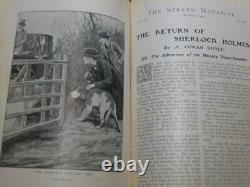 The Return of Sherlock Holmes in two year 1st Edition Strand Vols (25&26+27&28)