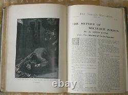 The Return of Sherlock Holmes the Strand Magazine original covers 1st Edition