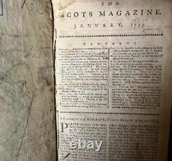 The Scots Magazine 1755 / 1st Edition Literature