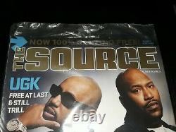 The Source Magazine UGK COVER PIMP C BUN B SEALED! RARE OOP TEXAS RIP DJ SCREW