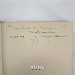 The Story of the FBI 1947 Signed and Inscribed by J. Edgar Hoover PE Dutton NY