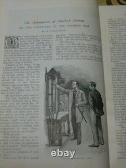 The Strand Magazine 1st Edition Antique Hardback Volume 6 VI 1893 Conan Doyle