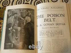 The Strand Magazine Conan Doyle 1st Edition Antique Hardback Volume XLV 1913