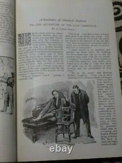 The Strand Magazine Sherlock Holmes 1st Edition Antique Hardback Volume 3 1892