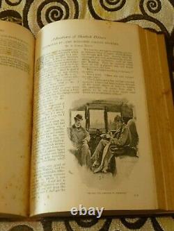 The Strand Magazine Sherlock Holmes 1st Edition Antique Hardback Volume II 1891