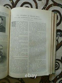 The Strand Magazine Sherlock Holmes 1st Edition Antique Hardback. Volume V 1893