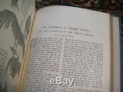 The Strand Magazine Vol. V 1893, 1st ED Hardback Sherlock Holmes Adven 6 stories