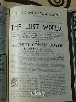 The Strand Magazine first half of Conan Doyle's The Lost World 1st Edition 1912