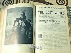 The Strand Magazine first half of Conan Doyle's The Lost World 1st Edition 1912