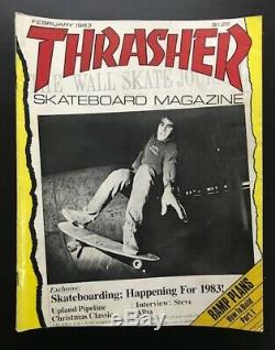 Thrasher Magazine Lot 1983 Skateboard 9 Issues Vg Collection