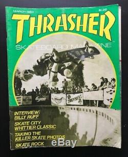 Thrasher Magazine Lot 1983 Skateboard 9 Issues Vg Collection