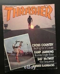Thrasher Magazine Lot 1984 Zine 11 Issues Skateboard Vg