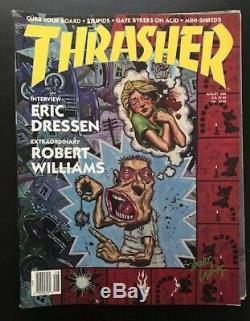 Thrasher Magazine Lot 1988 Robert Williams 9 Issues Eric Dressen Ex-vg