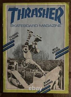 Thrasher Skateboard Magazine #7, July 1981 from Jamie Thomas