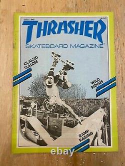 Thrasher Skateboard Magazine #7, July 1981 near-minit