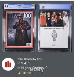 Time 100 Magazine SNOOP DOG LA Legend! Graded CGC Music? DOGG? AMAZING