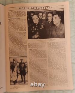 Time Magazine May 7 1945 Cover portrait of Hitler with red X over his face