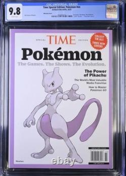 Time Magazine Pokemon Mewtwo Cover Cgc 9.8 First Print 2025 Read Description