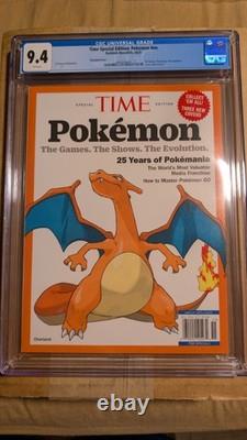 Time Magazine Special Edition Pokemon Charizard Cover Cgc 9.4 First Print 2025