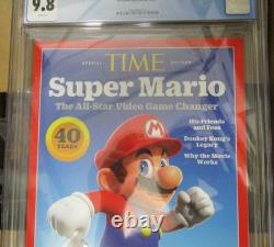 Time Magazine Special Edition Super Mario 40 Years Cgc 9.8 First Print 2025 Mint