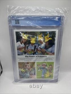 Time Pokemon Magazine Gengar Cover CGC 9.6 (First Print)
