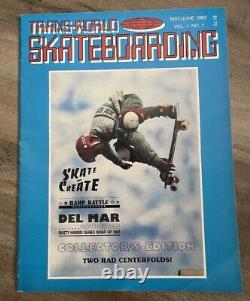 Transworld Skateboarding Magazine #1 Skate First 1st Issue 1983 Vintage NOS