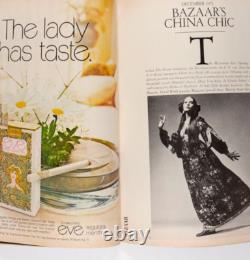 Twiggy HILDEGARD NEF Woody Allen HARPERS December 1971 Cybill Shepherd GUCCI vtg
