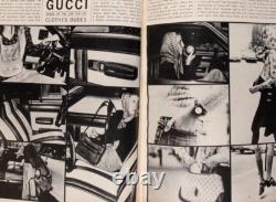 Twiggy HILDEGARD NEF Woody Allen HARPERS December 1971 Cybill Shepherd GUCCI vtg