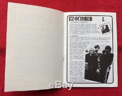 U2 NUMBER ONE Magazine Pre-Propaganda November 81 Genuine Official Promo