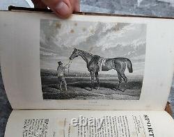 VERY RARE 6 X The Sporting Magazine BOOKS 1835-1837 VOL 10 TO 14 +1 FROM 1869