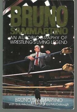 VERY RARE Bruno Sammartino Signed Wrestling Autobiography withCOA