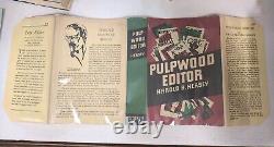 VG Pulpwood Editor by Harold Brainerd Hersey, 1937 FIRST EDITION HCDJ A Top Copy