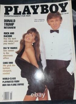 VINTAGE Playboy Donald Trump March 1990 Magazine