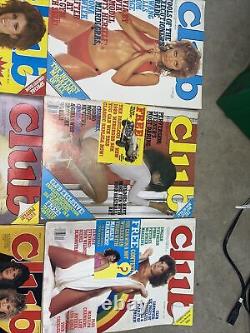 VTG- Lot of 10 Vintage 1980's Club Magazine Playboy Style- Men's Photography