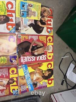 VTG- Lot of 10 Vintage 1980's Club Magazine Playboy Style- Men's Photography