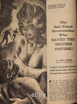 VTG Man's Adventure Magazine Dec 1959 Nazi Torture Cover Art by Clarence Doore