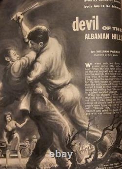 VTG Man's Adventure Magazine Dec 1959 Nazi Torture Cover Art by Clarence Doore