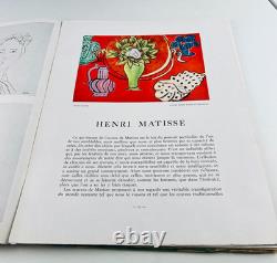 Verve Vol 4 No 13 1945 Henri Matisse De La Couleur Icarus Lithographs 1st Ed