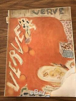 Verve magazine, Vol. 1, No. 3 (Oct-Dec) 1938, including 4 lithographs