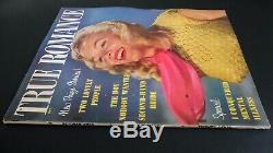 Very Rare 1955 True Romance Beautiful Marilyn Monroe Cover! Complete