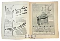 Very Rare TELEVISION Magazine Vol 1 No 1 March 1928 World's First TV Journal Very Rare TELEVISION Magazine Vol 1 No 1 March 1928 World's First TV Journal