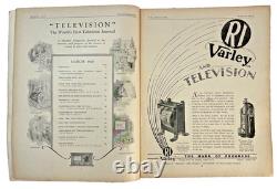 Very Rare TELEVISION Magazine Vol 1 No 1 March 1928 World's First TV Journal