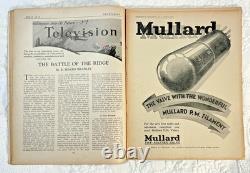 Very Rare TELEVISION Magazine Vol 1 No 1 March 1928 World's First TV Journal