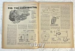Very Rare TELEVISION Magazine Vol 1 No 1 March 1928 World's First TV Journal