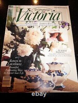 Victoria Magazine Mega Lot 124 Issues 1987-2014 With Victoria Magazine Holder