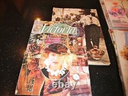 Victoria Magazine Mega Lot 124 Issues 1987-2014 With Victoria Magazine Holder